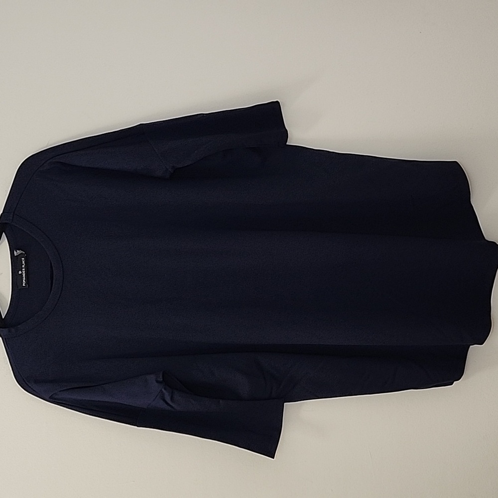 Pomander Place by Tuckernuck Navy Blue Sueshirt Dress S/XS - Picture 4 of 16